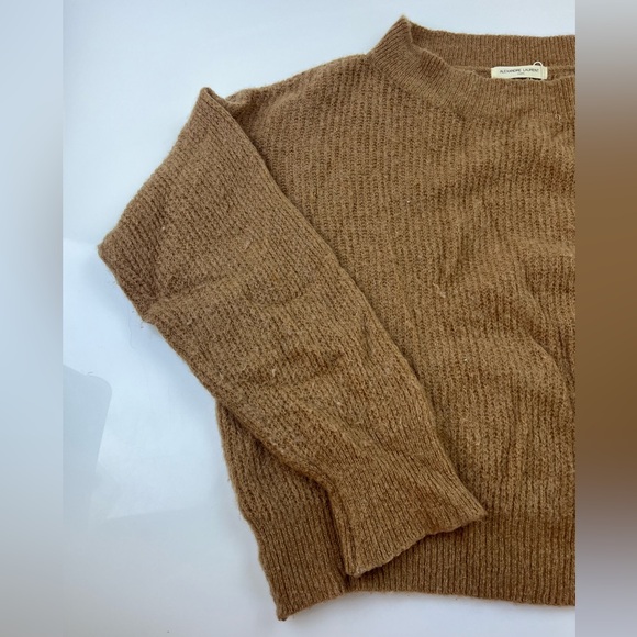 Alexandre Laurent Brown Ribbed Knit Sweater N274-5 - Picture 3 of 8